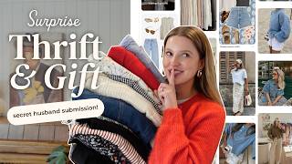 THRIFT + GIFT: a *surprise* submission from her husband (thrifting your dream capsule wardrobe!)