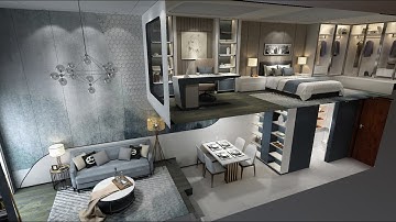 Tiếp thị bất động sản nhà hai tầng dùng công nghệ 3D  trên trình duyệt của  VR3D