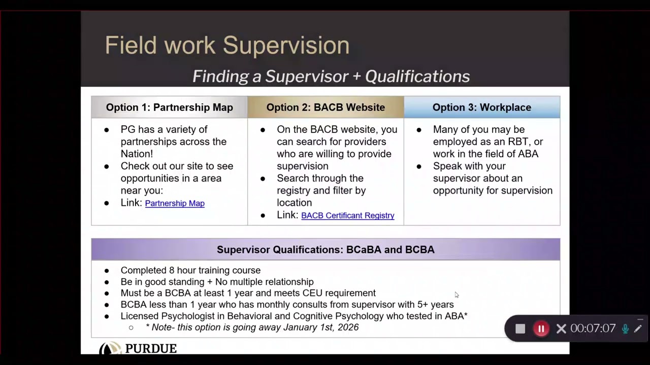 What you need to know to become a BCaBA or BCBA
