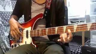 Video thumbnail of "The Beatles [Nowhere Man] bass cover.wmv"