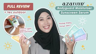 Murah sih, tapi bagus? REVIEW Azarine Bodyguard Moisturiser Sunscreen Serum ALL VARIANT