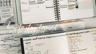 How To Stay Focused and Get Work Done || revisign