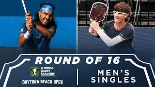 Juan Benitez vs Zane Ford at the Florida Dairy Farmers Daytona Beach Open