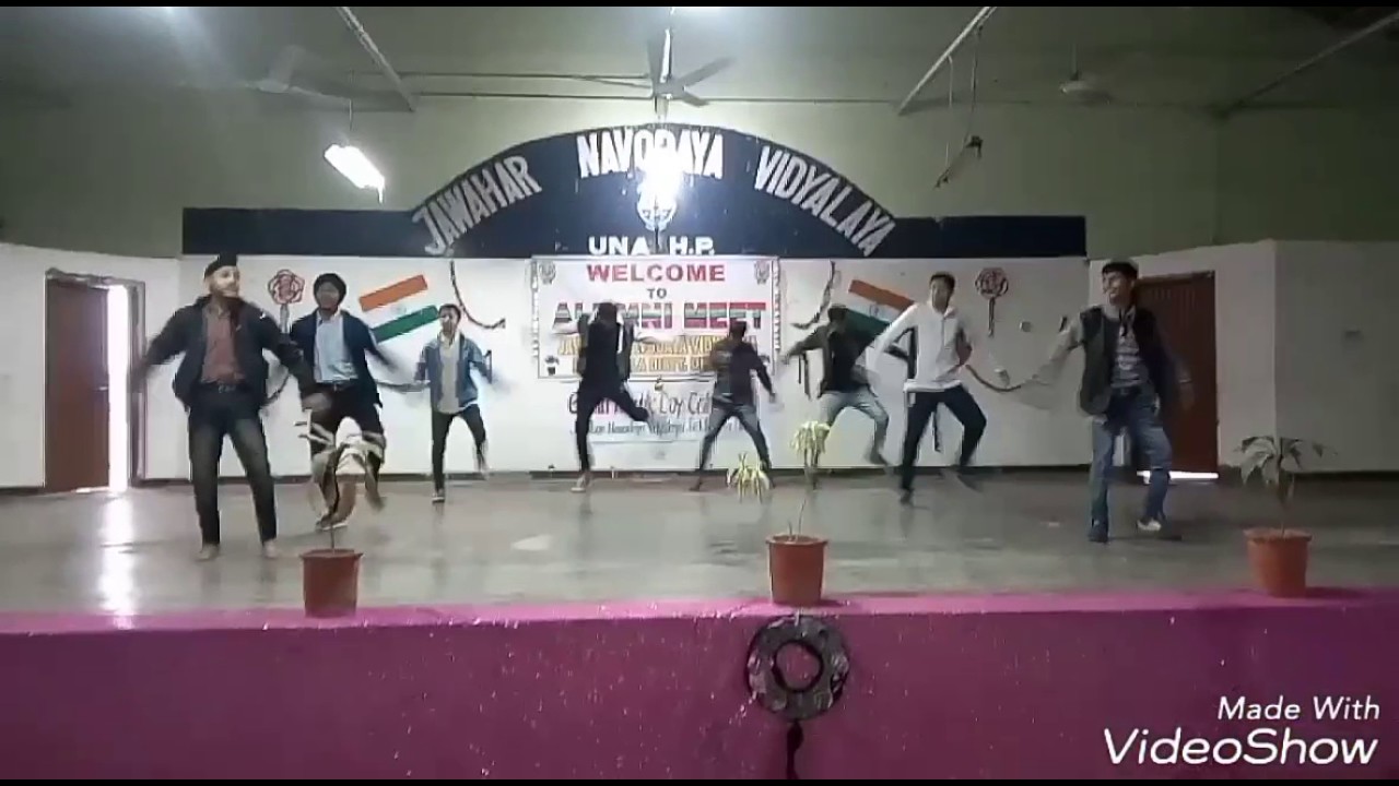 Jnv Una Boys Bhangra On Kadar Youtube