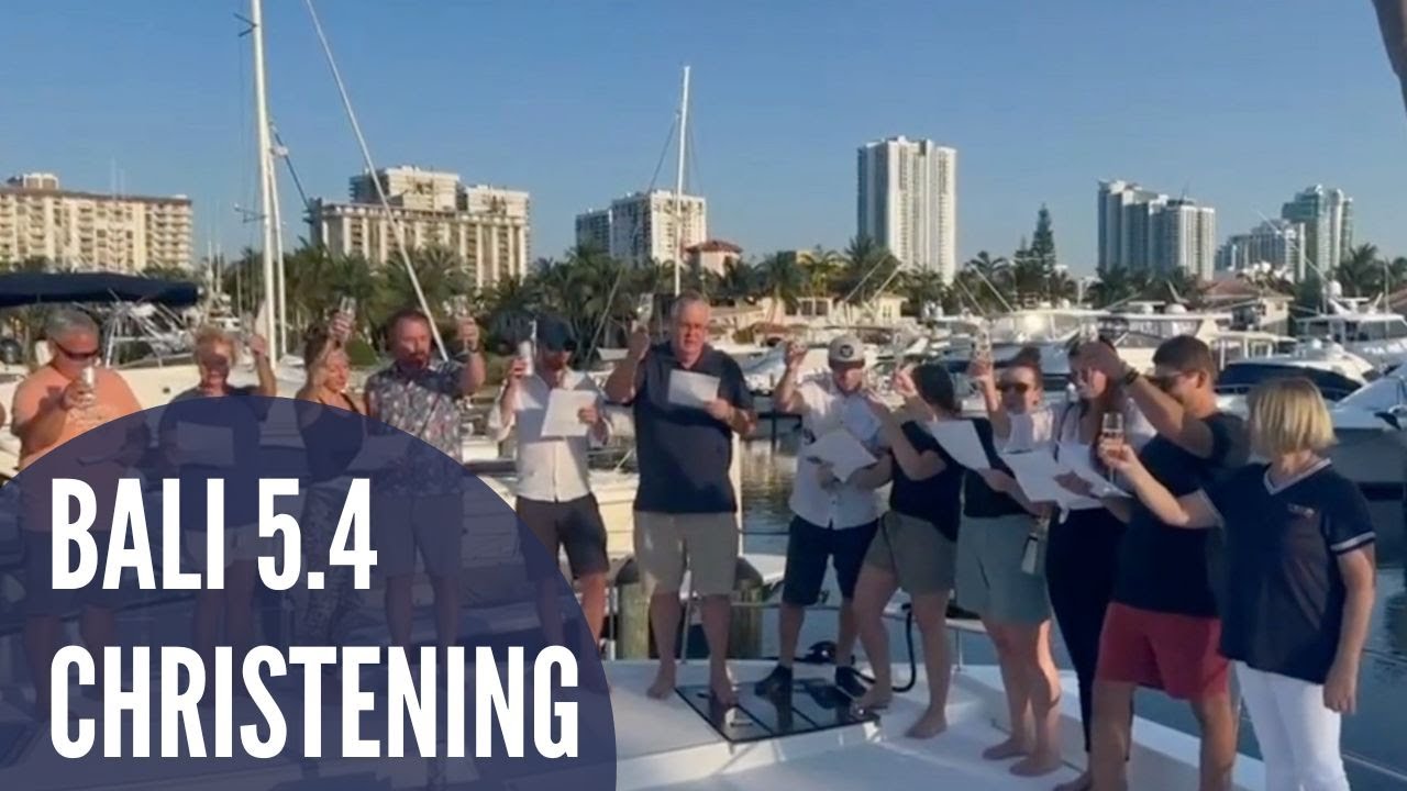 Yacht Christening Bali 5.4 Catamaran Location YouTube