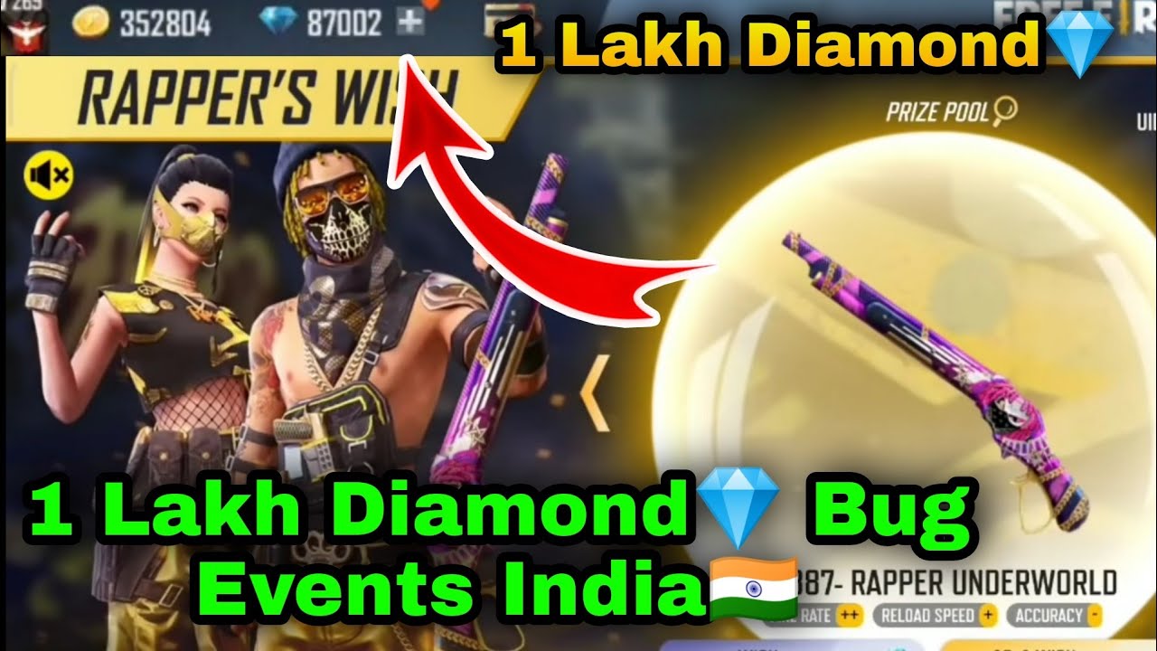 1 Lakh diamond New events India rapper wish event diamond bug diamond in Tamil