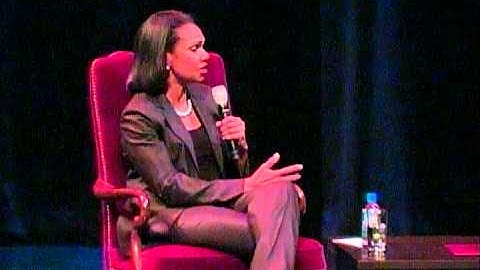 Condoleezza Rice Speaks at Carlson Lecture