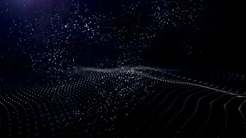 Plexus triangle on a wavy black background - Full HD