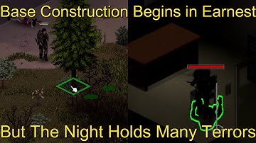Project Zomboid - Episode 34: Clearing Paths, Chopping Trees, and Nighttime Terrors