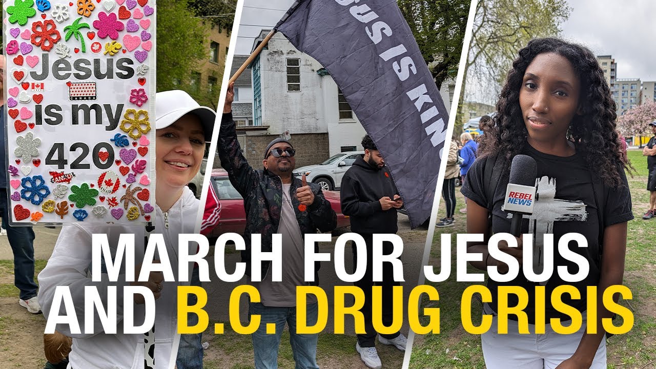 Indigenous Christians lead ‘March For Jesus’ through downtown Vancouver on 4/20