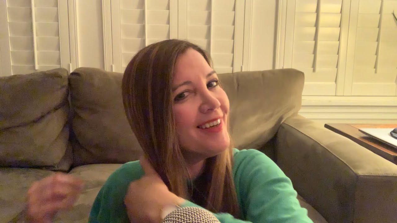 ASMR Brushing hair, braiding hair, soft spoken