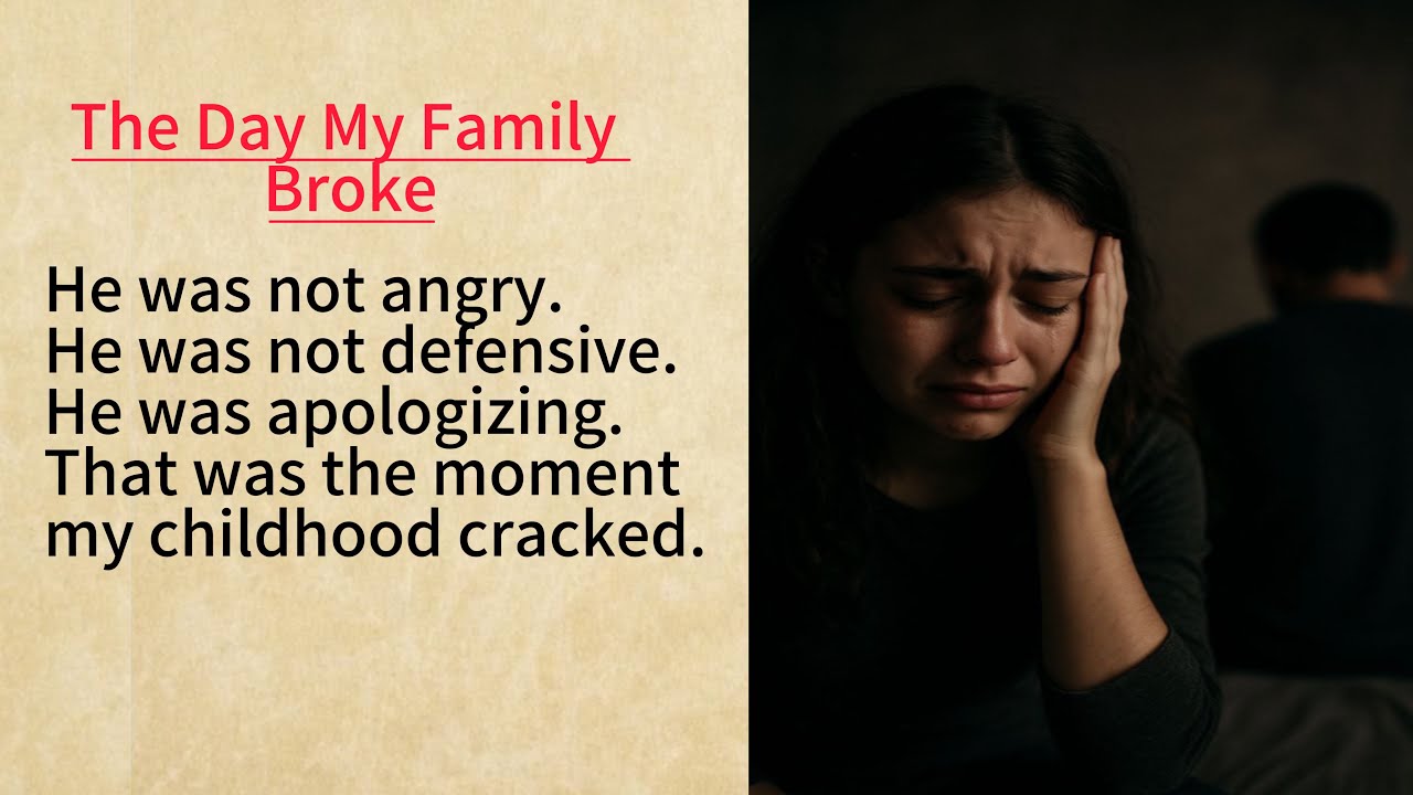 My father cheated on my mother | A painful family truth ⭐️ Learn English through stories Level 3