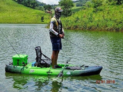 Caiaque Hunter 285 Com Motor Eletrico Caiaque Hunter 285 Muito Estavel Youtube