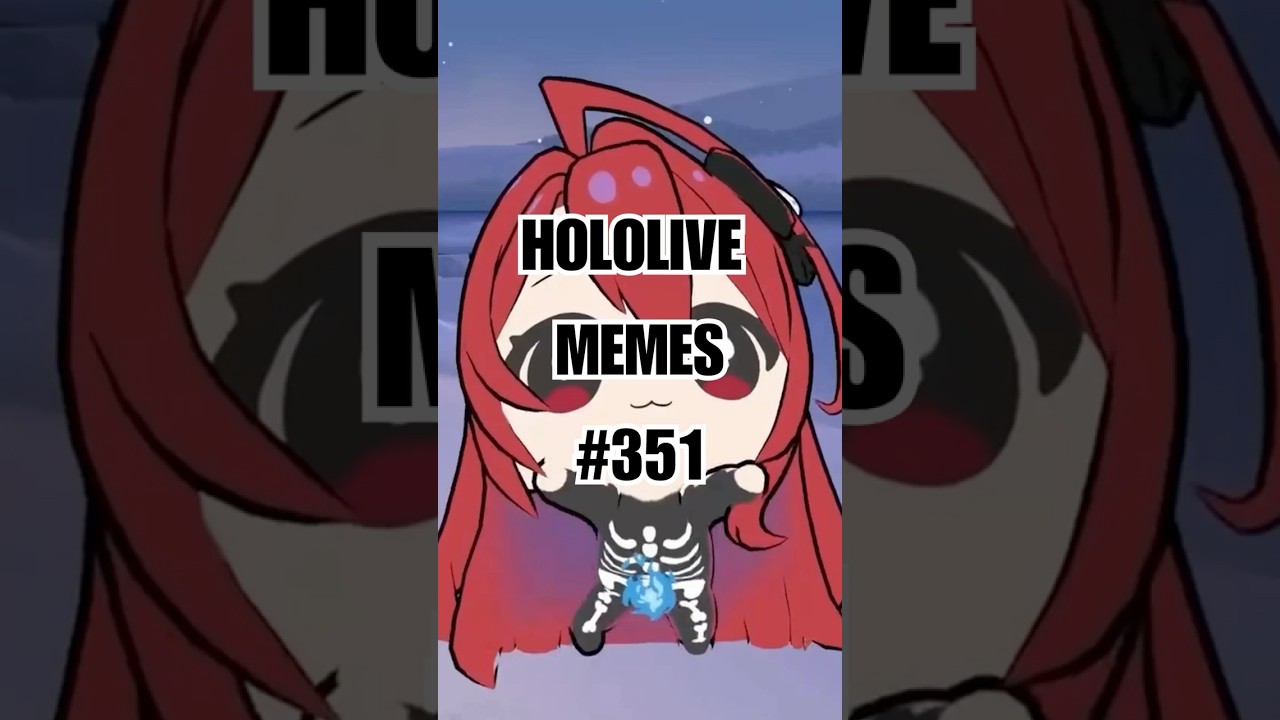 Hololive memes that try sometimes to have a good times but not often 