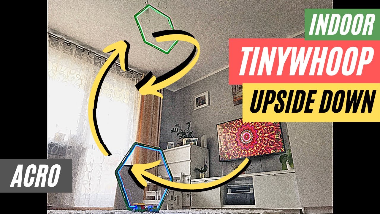 Tiny Whoop Upside Down Gate Loop | 1S 250mAh 19000KV FPV Acro