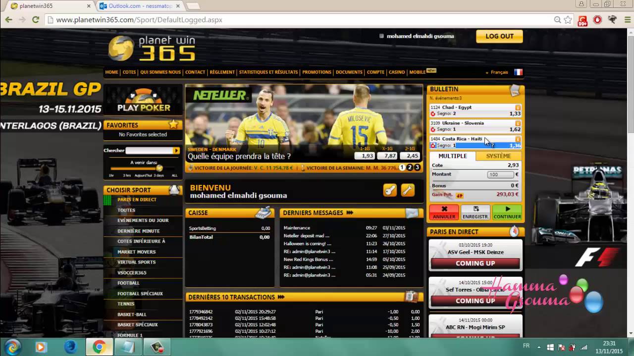 Gagner en planetwin - YouTube
