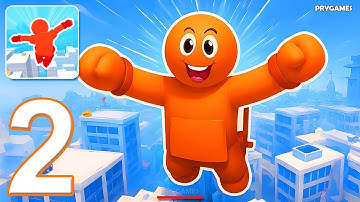 Parkour Race: FreeRun Game - Gameplay Walkthrough Part 2 - Stickman Parkour Run (Android, iOS)