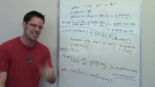 Acid-Base Titration Sample Problem: Chapter 17 – Part 9