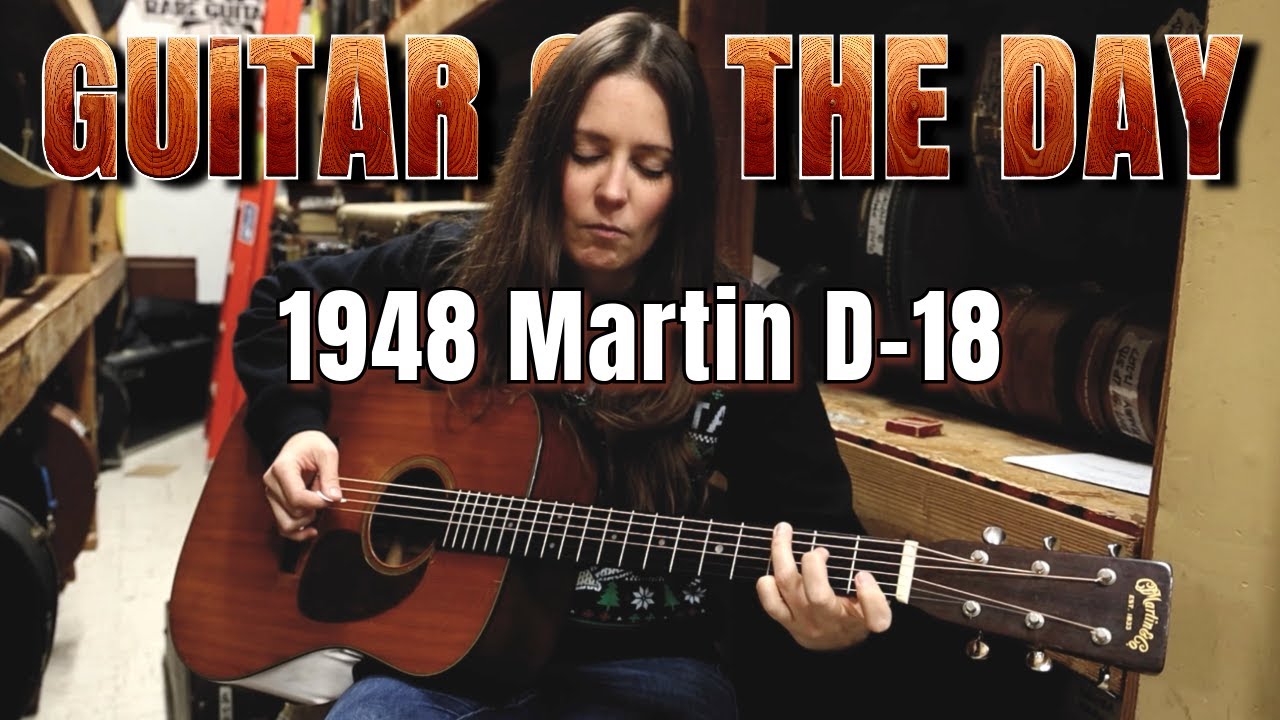 1948 Мартин Д-18 | Гитара дня - Анжела Петрилли