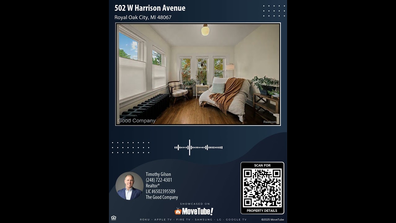 502 W Harrison Avenue, Royal Oak City, MI 48067 | 4 Bedroom Home For Sale