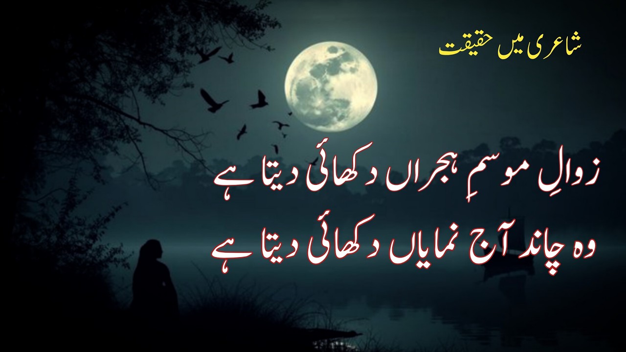 Wo Chaand AJ Numayan Dikhai Deta Hai | Emotional Urdu Poetry | Truth In Poetry