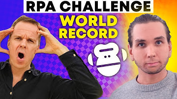 RPA Challenge in _ . __ seconds with Robocorp and Ossi (WORLD RECORD!!)