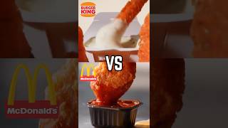 What would YOU choose? McNuggets or BK Chicken Fries?! #shorts