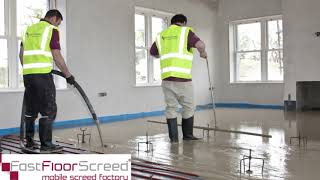 Fast Floor Screed Ltd |  Mobile Screed Factory | Nationwide Delivery Flowing Screed
