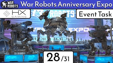 War Robots - How to solve Event task #28 "Anniversary Expo (28/31)"