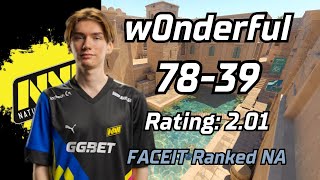 w0nderful 78Kills w/jL play FACEIT NA Ranked (Anubis) | May 29, 2024 #cs2 #pov