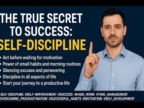 اجبر نفسك على النجاح الانضباط هو الحرية الحقيقية