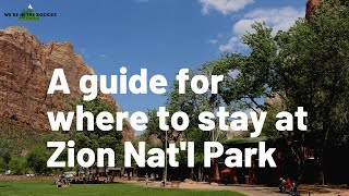 15 places to stay when visiting Zion National Park