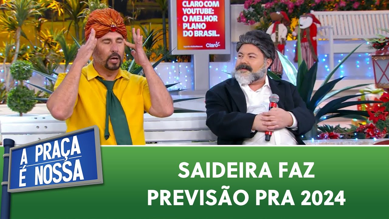 Fortuna para 2024? Saideira faz previsão | A Praça é Nossa (28/12/23)