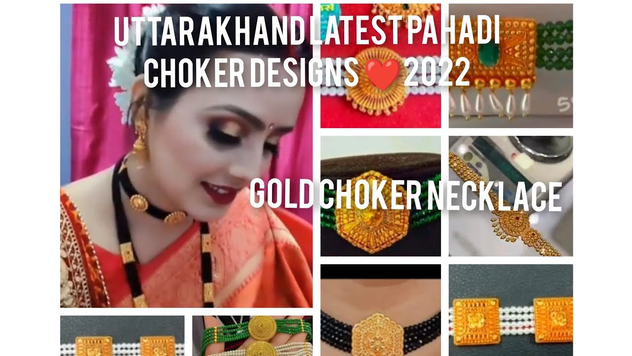 Latest gold choker design 2022/garhwali & kumauni beautiful gold choker