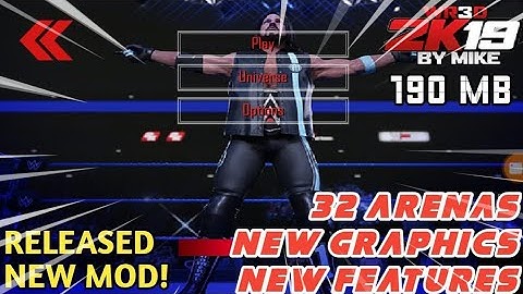 New Mod! Wr3d 2k19 V2 | By Mike | Wwe Wr3d 2k19 Mod | Best Mod, Controls & Graphics |