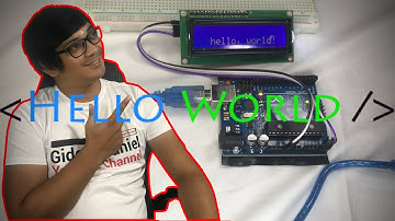 ARDUINO TUTORIAL FOR BEGINNERS LESSON 4: "HELLO WORLD" WITH 16X2 LCD WITH I2C MODULE AND ARDUINO UNO