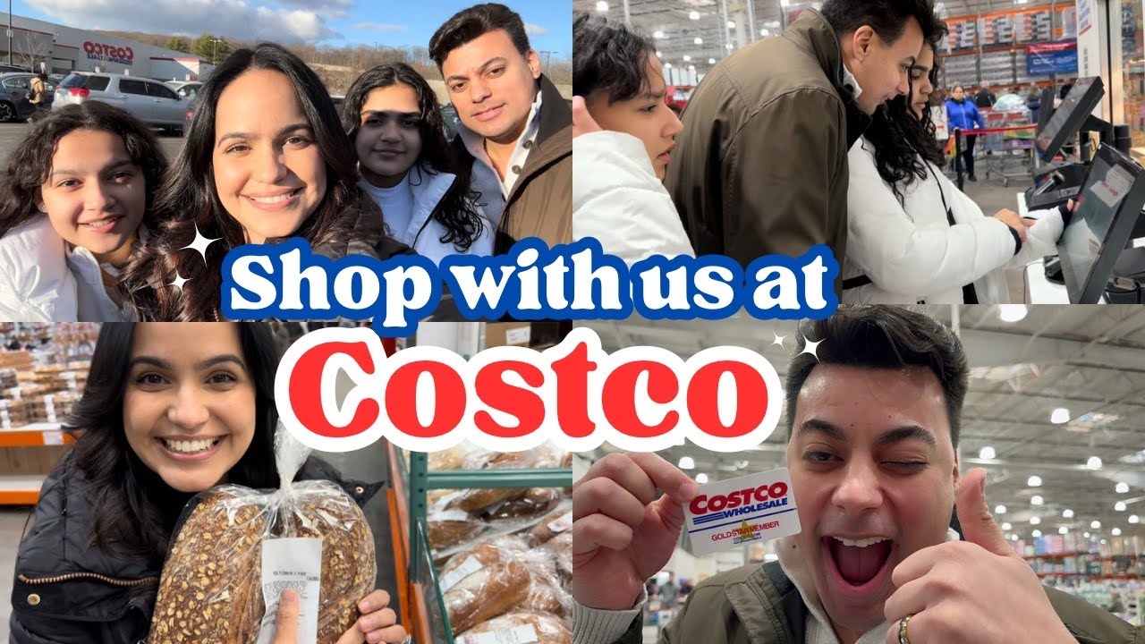 FIRST TIME AT COSTCO SHOPPING WITH US COSTCO MEMBERS