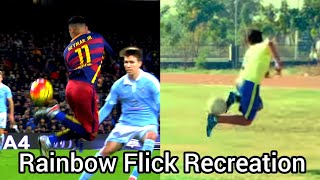 Neymar Jr Magical Rainbow Flick Skill Recreation By 12 Year Old Pr7