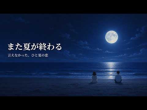 また夏が終わる 〜言えなかった、ひと夏の恋〜【90年代風・泣ける大人のラブバラード/歌詞付き】