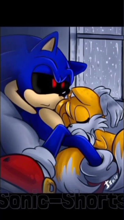 Sonic.exe and tails sad story #sonic #tails #edit #shortfeed #viral  #youtubeshorts