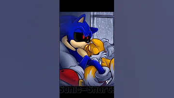 Sonic.exe and tails sad story #sonic #tails #edit #shortfeed #viral  #youtubeshorts