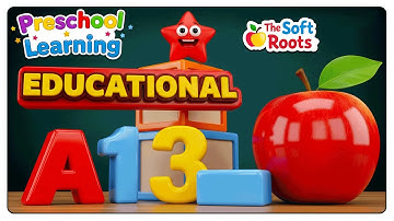 Preschool Learning activities for 3 year olds at home | Learn ABC Phonics Shapes Numbers Colors 🌈