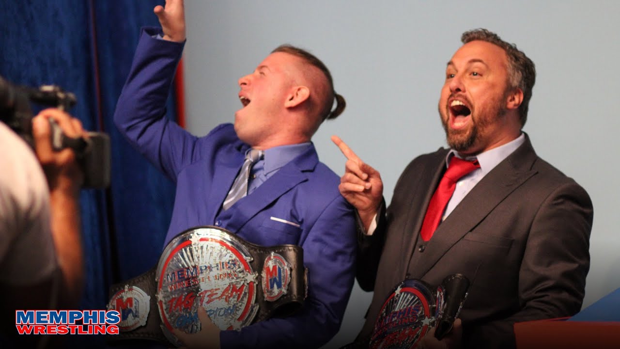 Matt & Gaston, Tag Team Champions are here  |  MEMPHIS WRESTLING