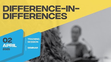 Difference-in-Differences (DiD) | Training with Prof. Clément de Chaisemartin – Part 5