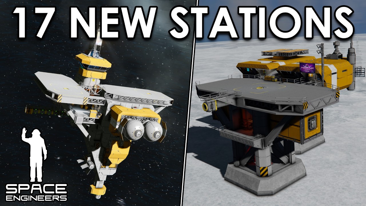 New TRADING STATIONS are HERE! - Space Engineers Economy 2 Preview ...