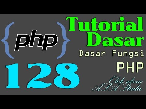PHP Dasar Video Tutorial 128  Membuat Blog Artikel 50 Pemberian Menu Halaman bagian 1
