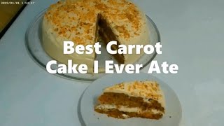 Carrot Cake with Cream Cheese Frosting -  Carrot Cake with Creamy Cheese Butter Cream Frosting