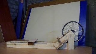 Homemade rowing machine / Самодельный гребной тренажер Homemade rowing machine / Самодельный гребной тренажер