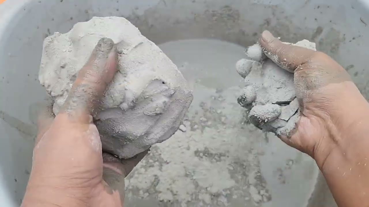 Soft dirt water crumbling | KHSH ASMR