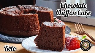 Chocolate chiffon cake that is light as air, springy, spongy, fluffy with rich chocolate flavor. by lowcarbrecipeideas 3,205 views 1 month ago 6 minutes, 3 seconds